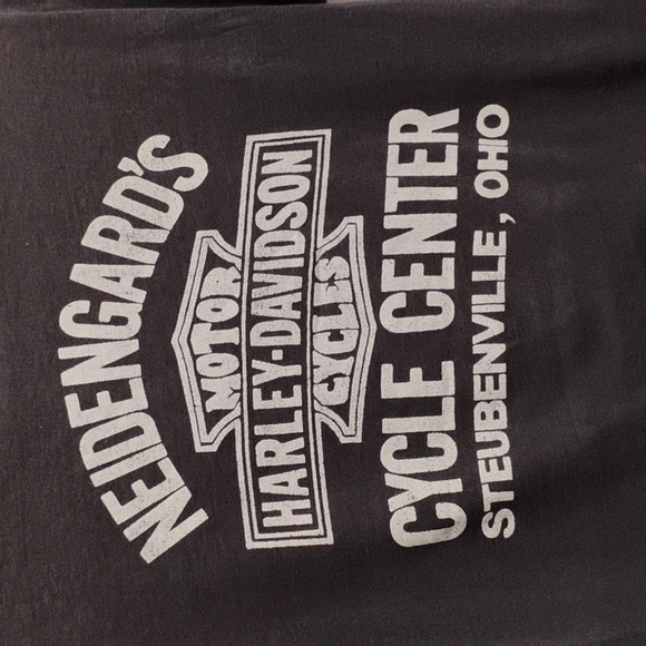 SALE! RARE! 3D Emblem Vintage Harley-Davidson Eagle Landing Shirt Sz.M UNISEX - Picture 5 of 9